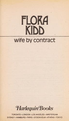 Cover of Wife by Contract