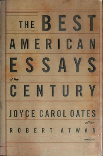 Cover of The best American essays of the century