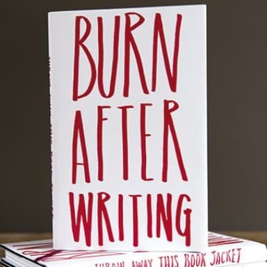 Cover of Burn After Writing